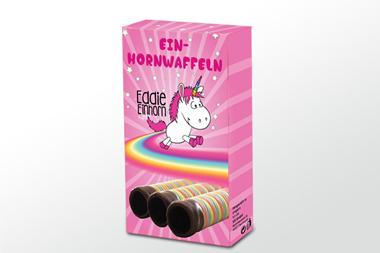 Ein-Hornwaffeln